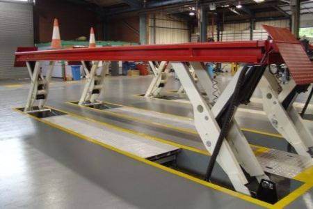 Stertil-Koni SKYLIFT Platform Lift Automatic Pit Cover Plates Stertil-Koni SKYLIFT Platform Lift Automatic Pit Cover Plates