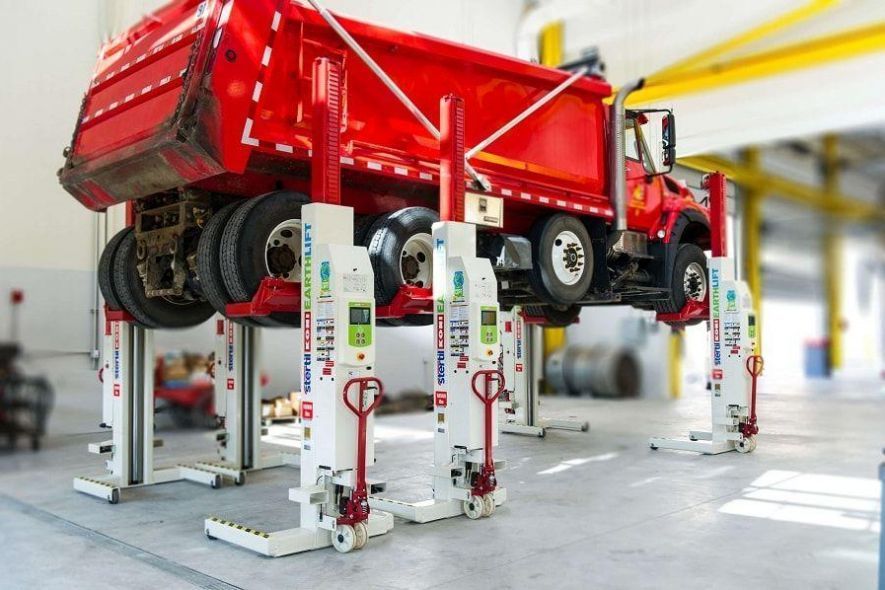 Stertil-Koni Heavy Duty Hydraulic Truck Lifts Mobile Column Lifts