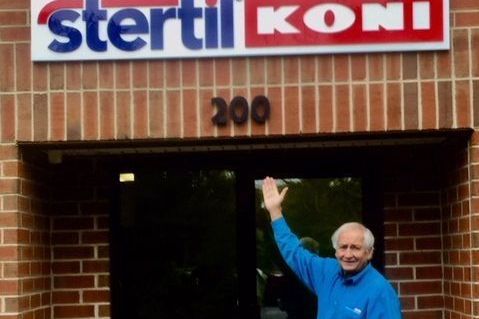 President Stertil-Koni USA Dr. Jean DellAmore with new bright sign