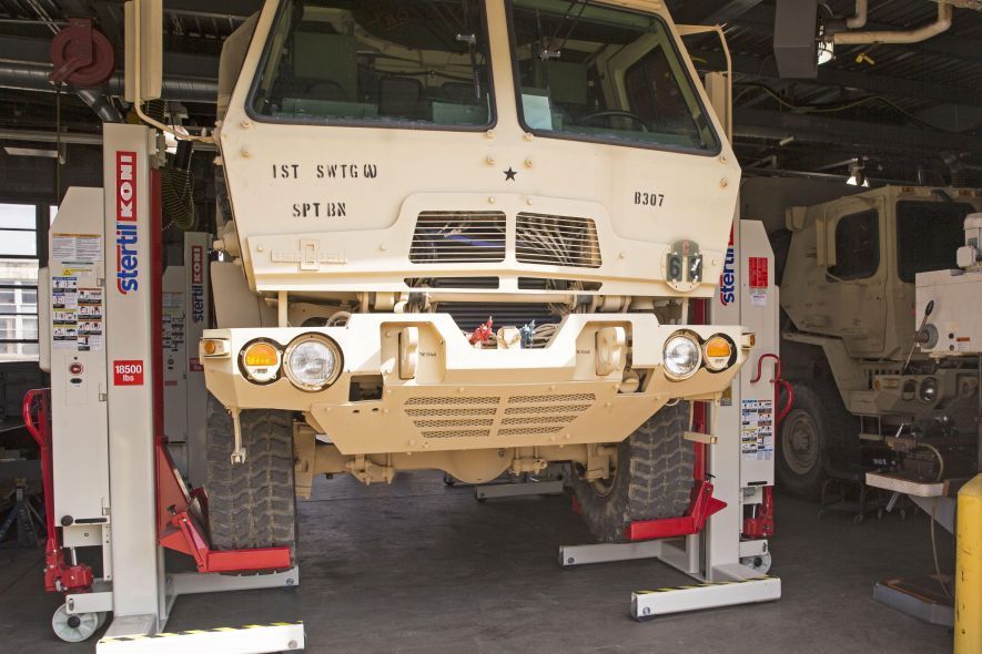 military, stertil-koni, mobile colum lifts, Fort Bragg military, stertil-koni, mobile colum lifts, Fort Bragg