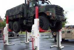 MILITARY MOBILE COLUMN LIFT